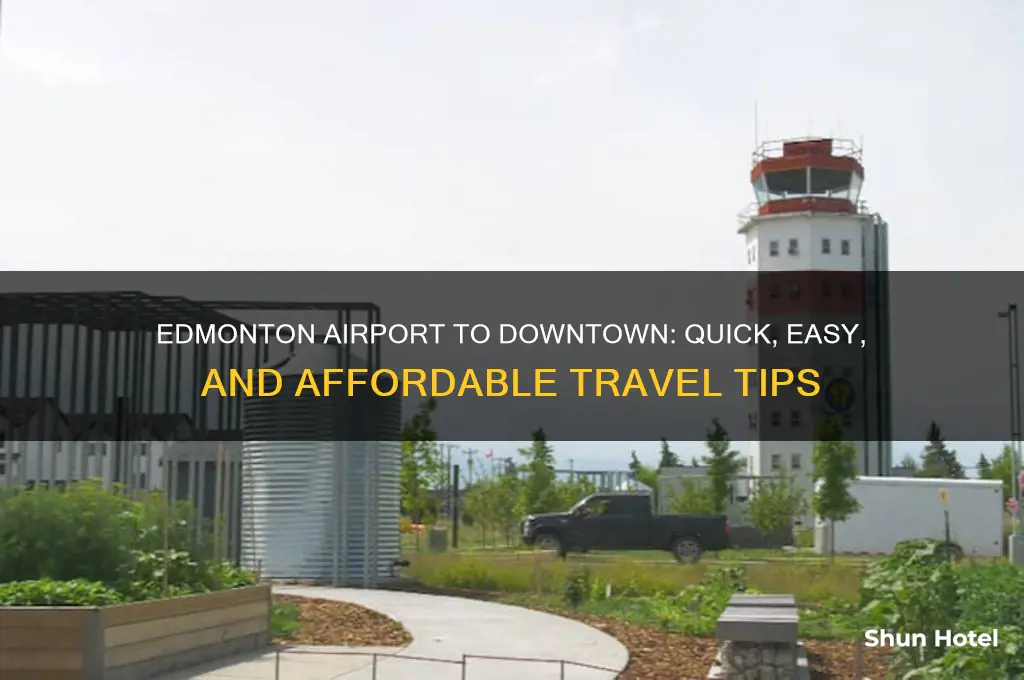 how to get from edmonton airport to downtown