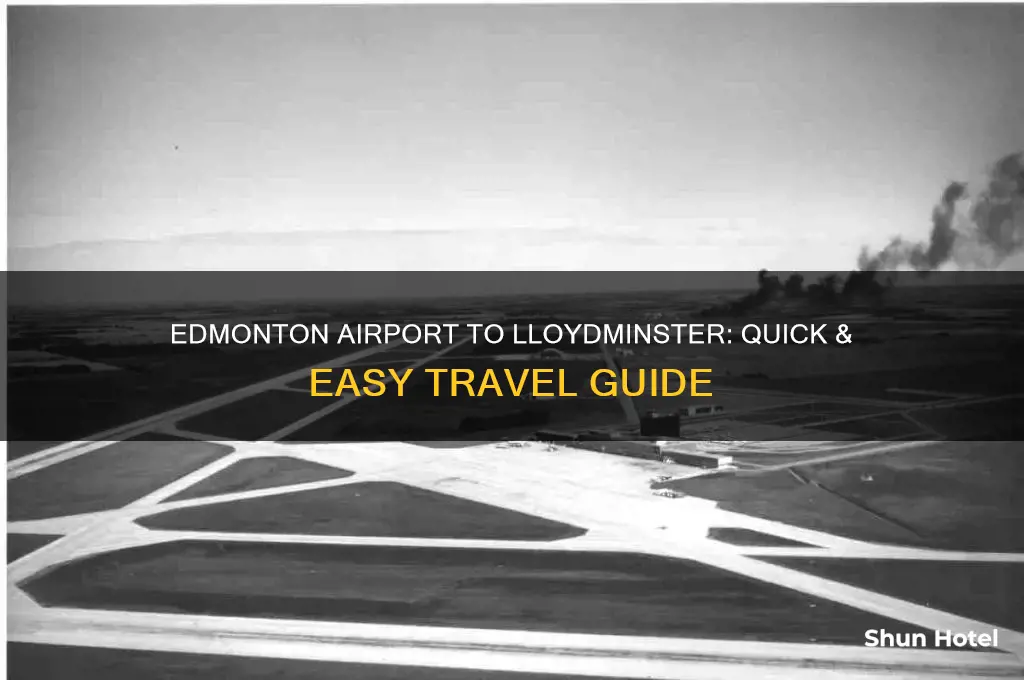 how to get from edmonton airport to lloydminster