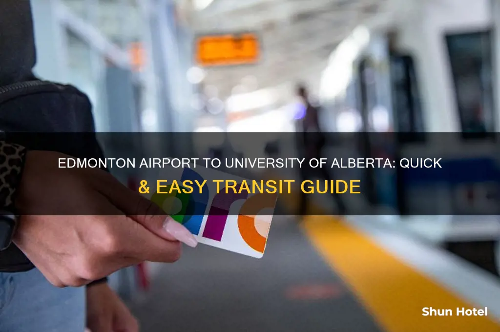 how to get from edmonton airport to university of alberta