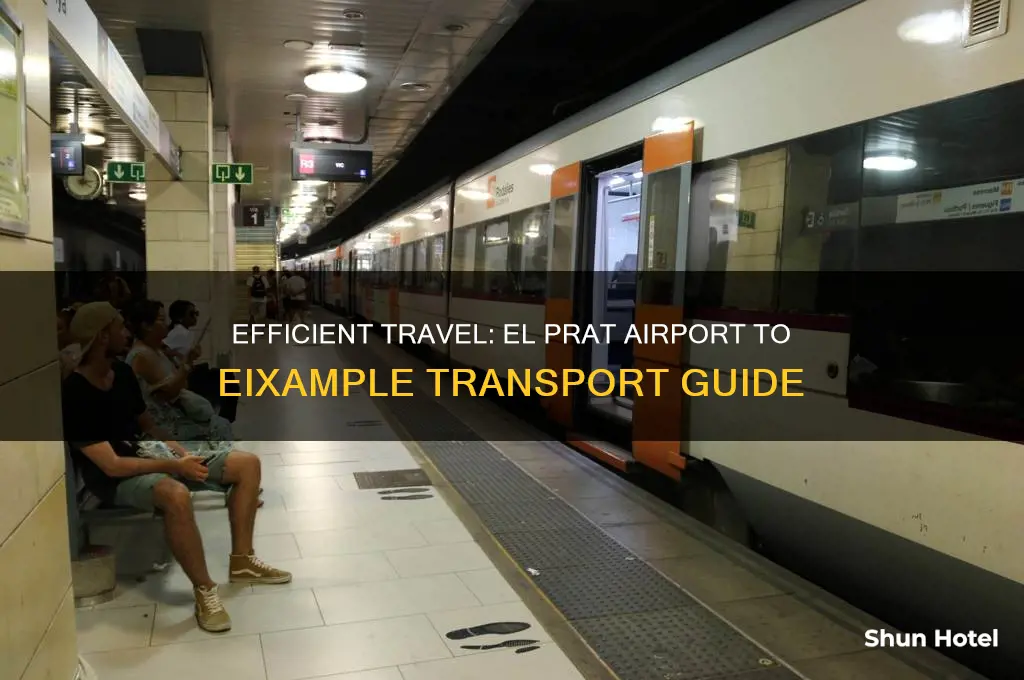how to get from el prat airport to eixample