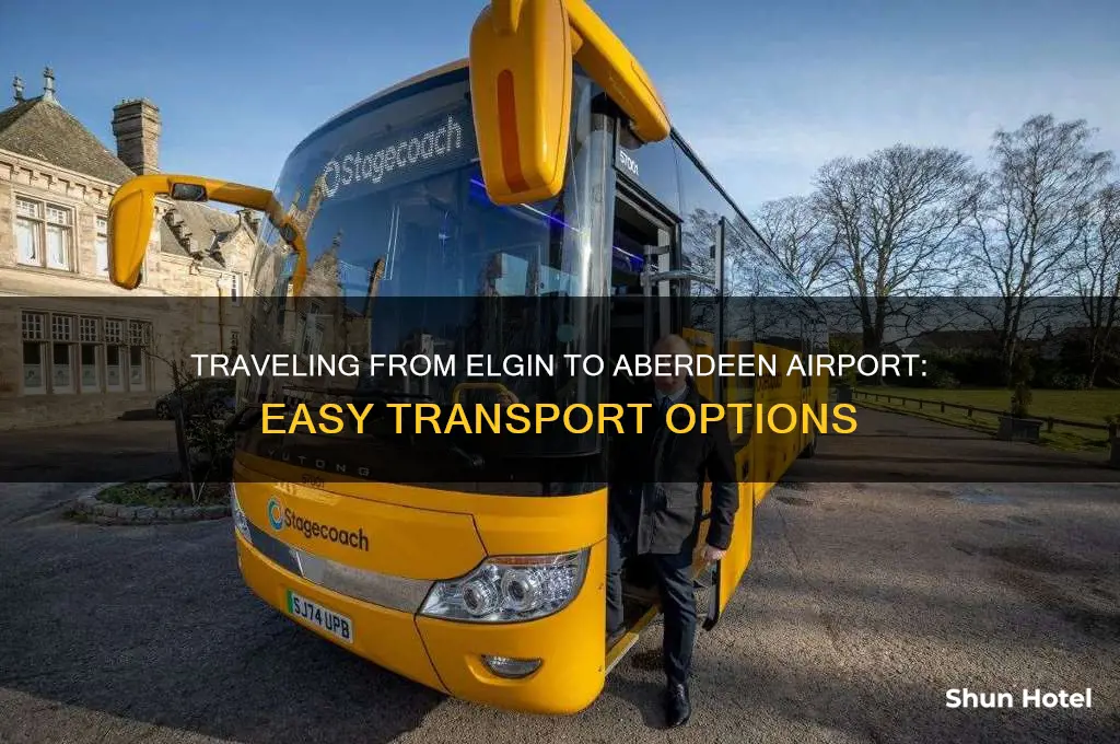 how to get from elgin to aberdeen airport