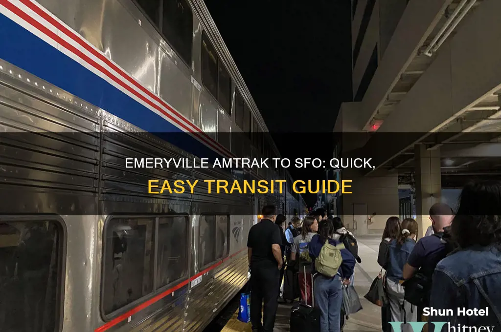 how to get from emeryville amtrak to san francisco airport