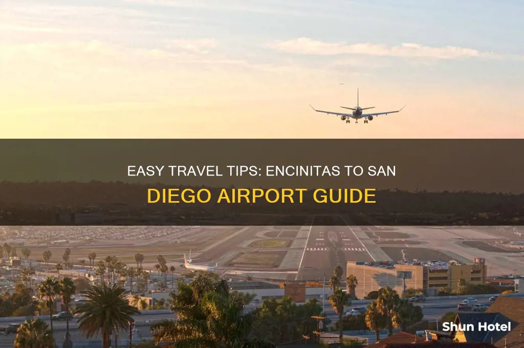 how to get from encinitas to san diego airport