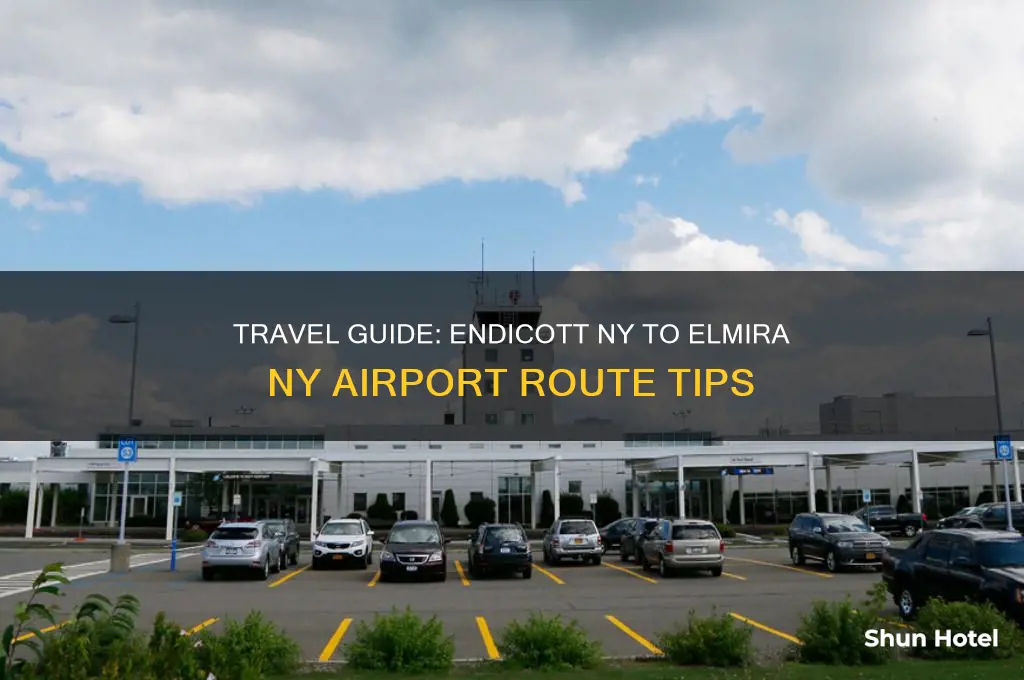 how to get from endicott ny to elmira ny airport