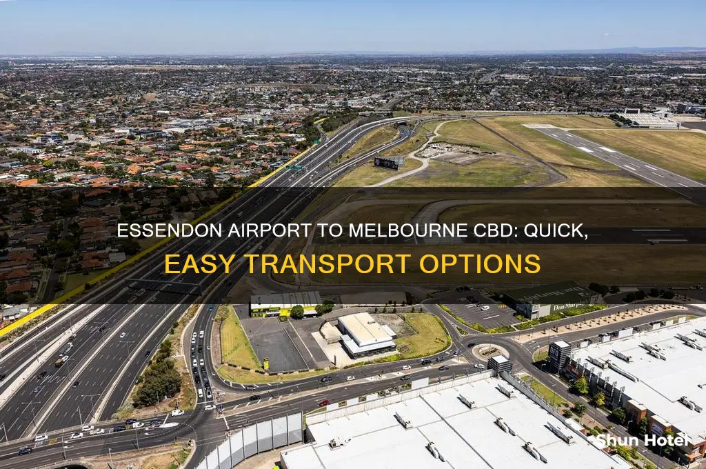 how to get from essendon airport to melbourne cbd