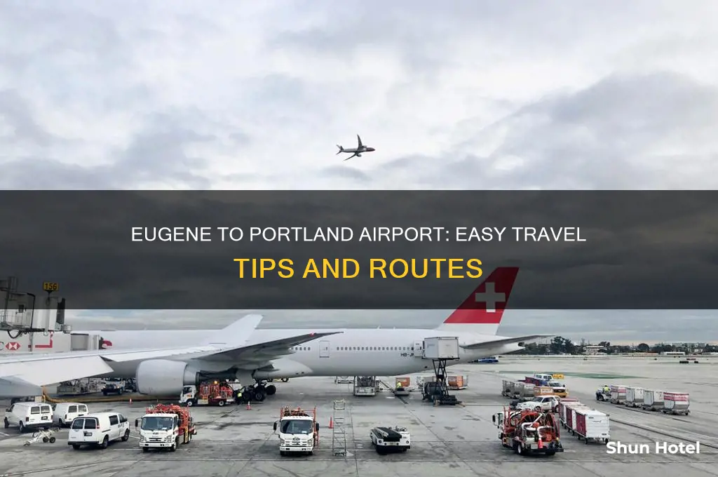 how to get from eugene to portland airport