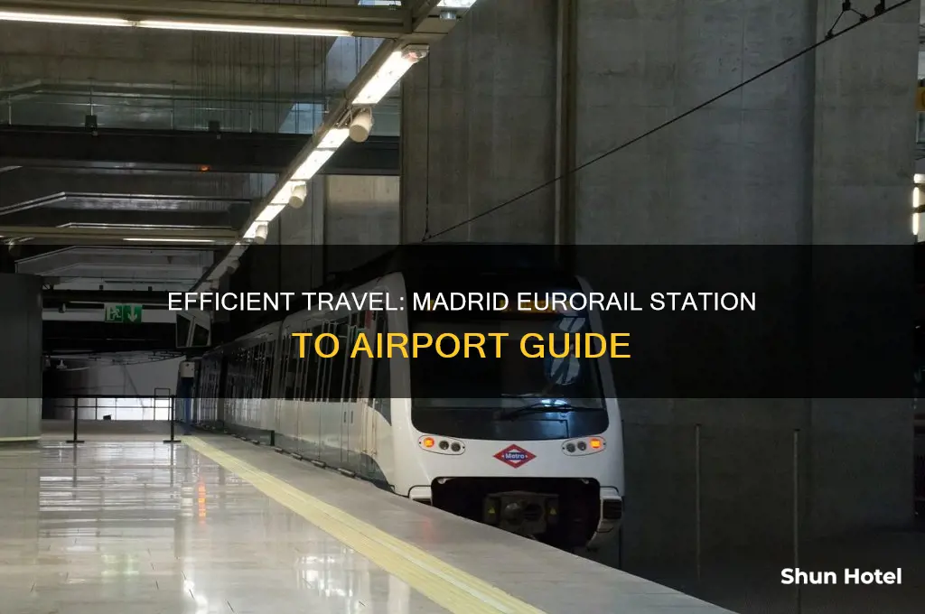 how to get from eurorail station in madrid to airport