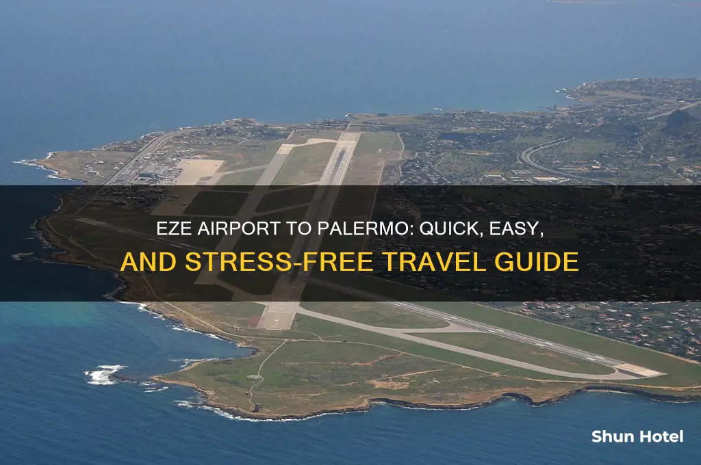 how to get from eze airport to palermo
