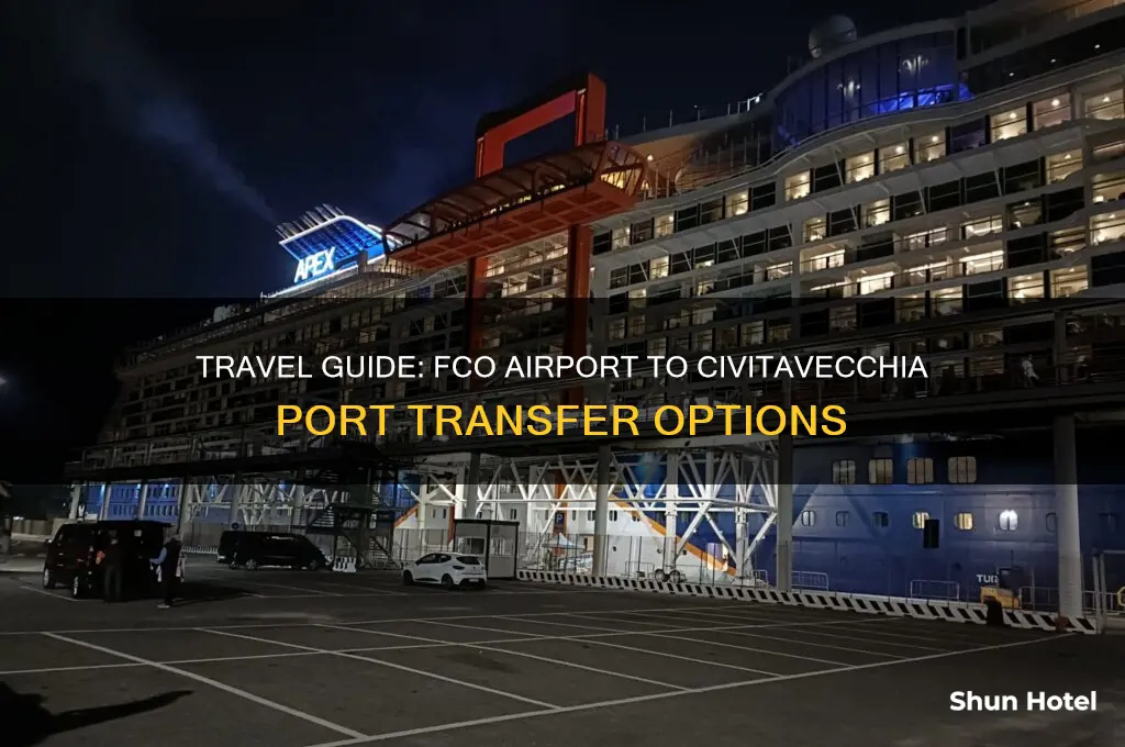 how to get from fco airport to civitavecchia