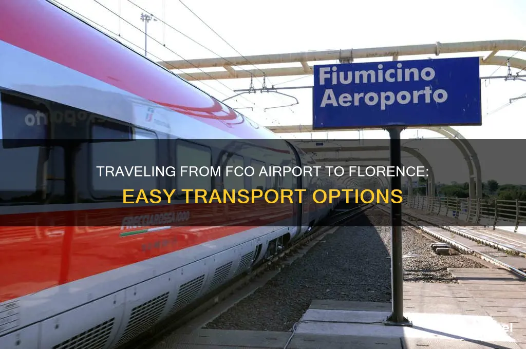 how to get from fco airport to florence