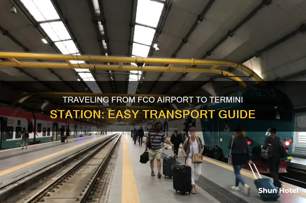 how to get from fco airport to termini station