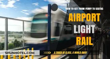 Ferry to SeaTac: Navigating Light Rail for a Seamless Journey