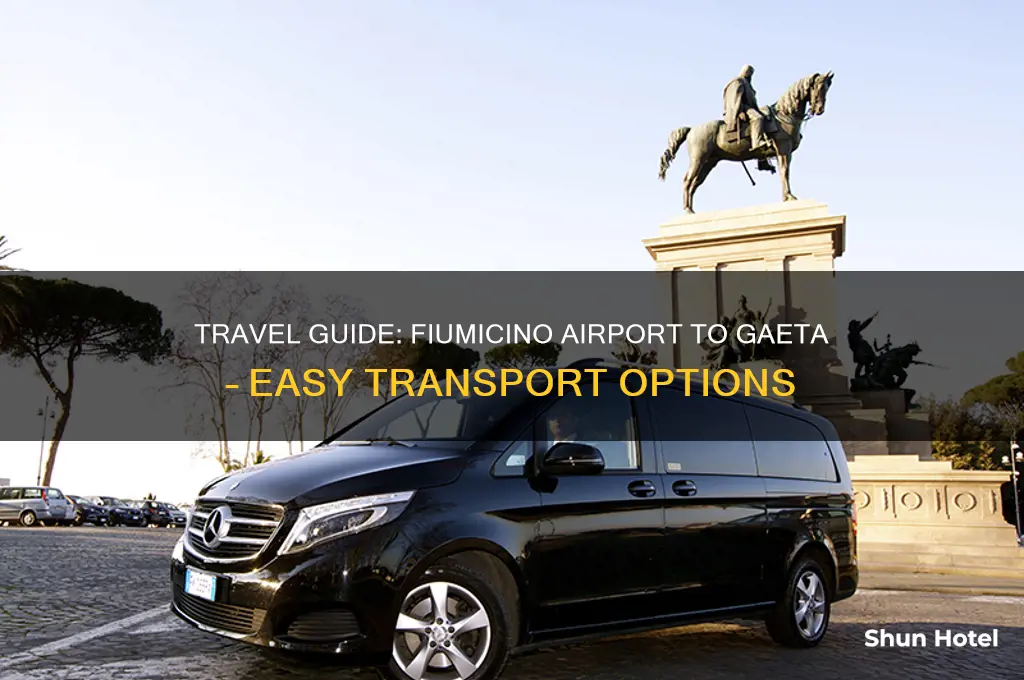 how to get from fiumcino airport to gaeta