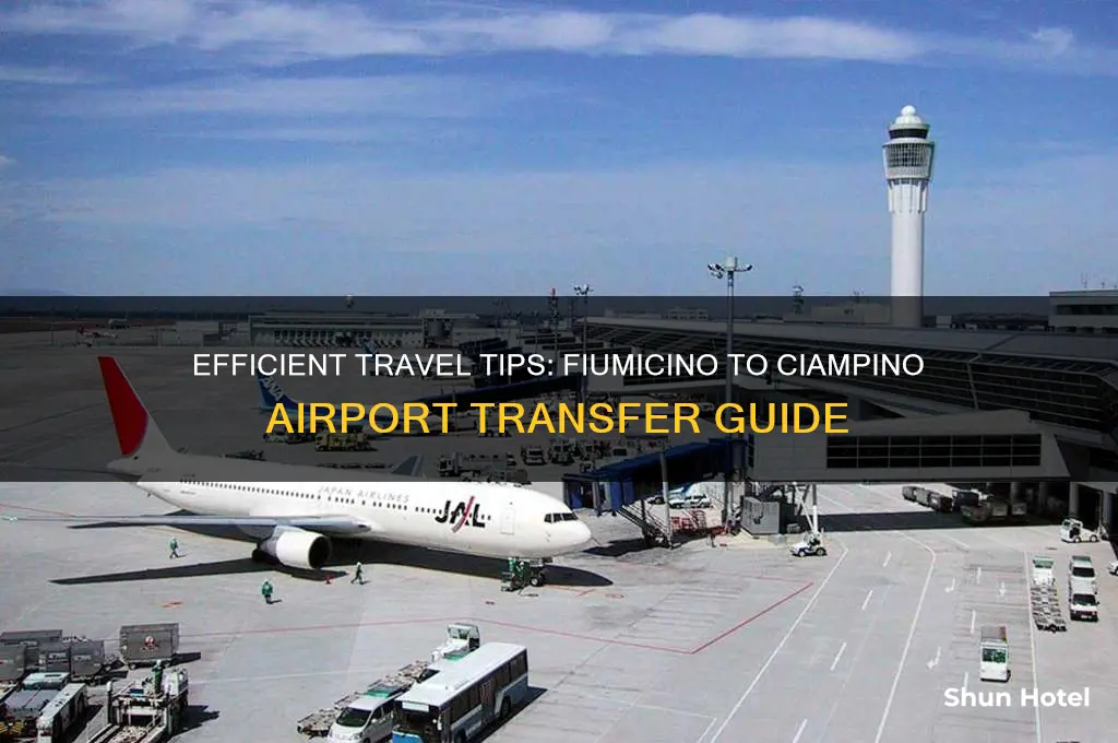how to get from fiumicino airport to ciampino airport