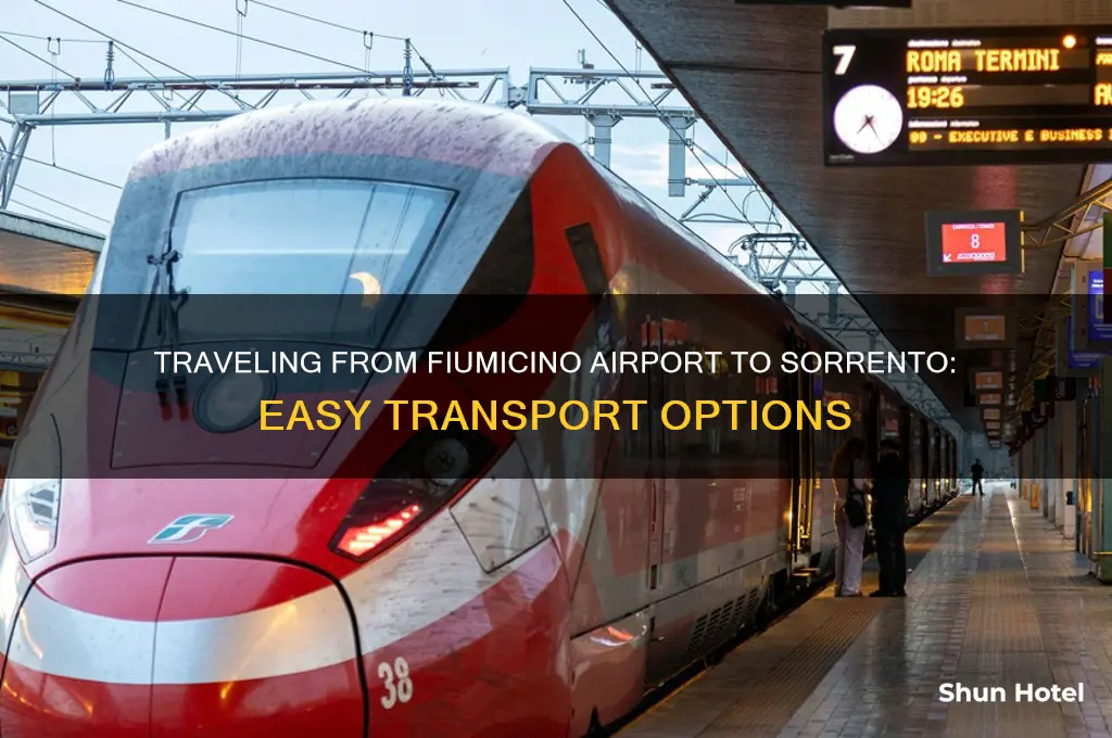 how to get from fiumicino airport to sorrento