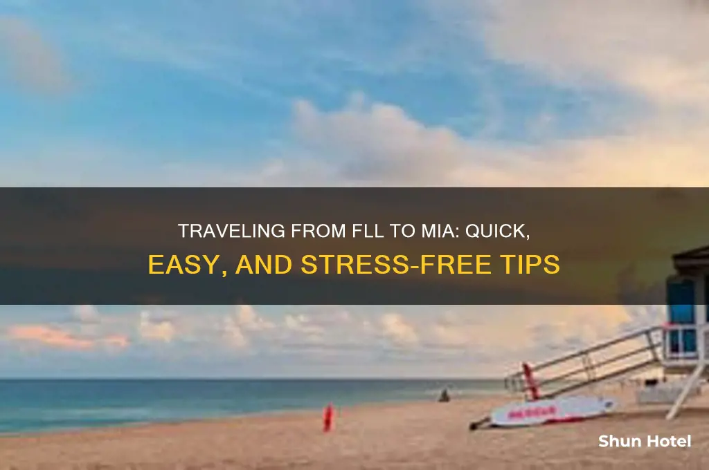 how to get from fll to mia airport