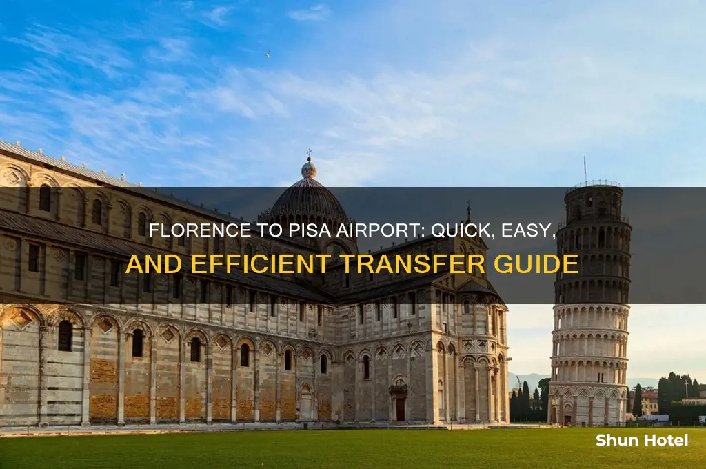 how to get from florence airport to pisa airport