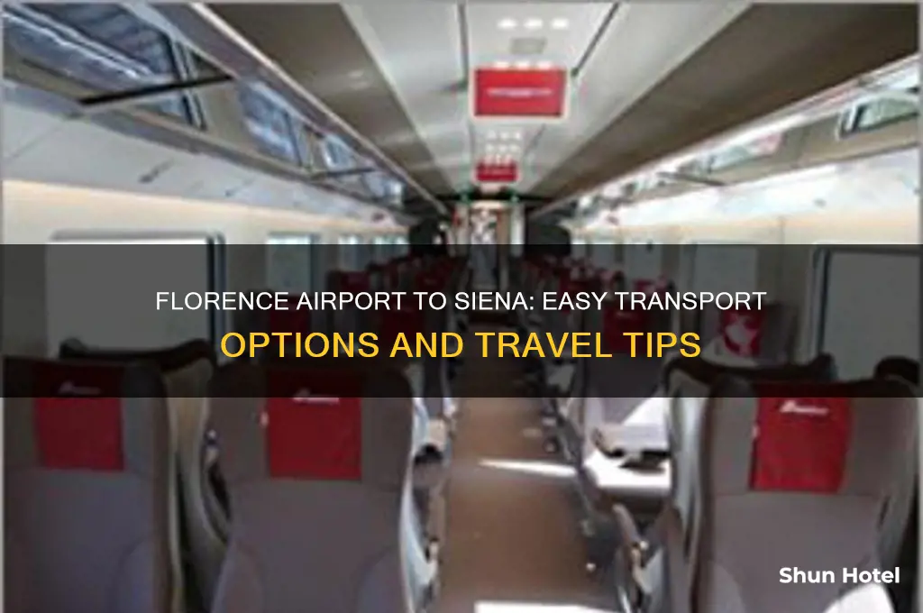 how to get from florence airport to siena