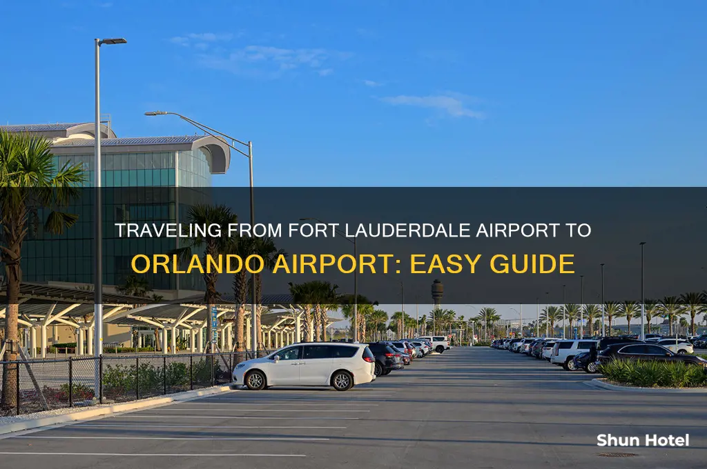 how to get from fort lauderdale airport to orlando airport