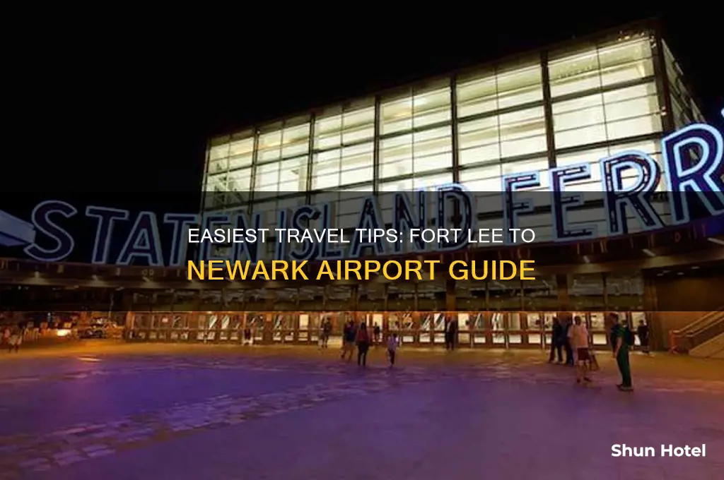 how to get from fort lee to newark airport