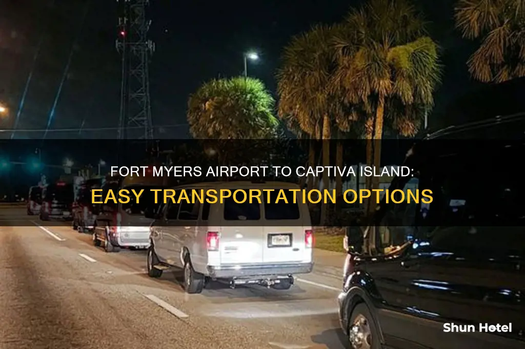 how to get from fort myers airport to captiva island