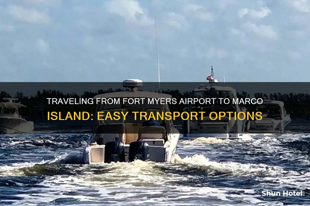 how to get from fort myers airport to marco island