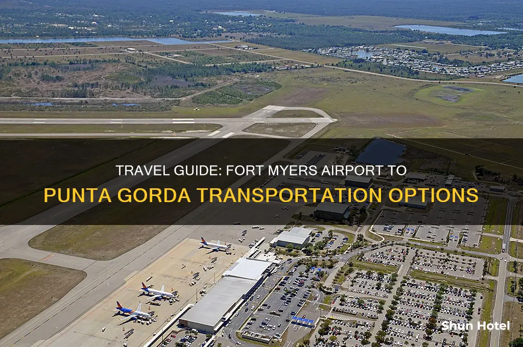 how to get from fort myers airport to punta gorda