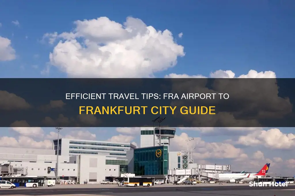 how to get from fra airport to the city
