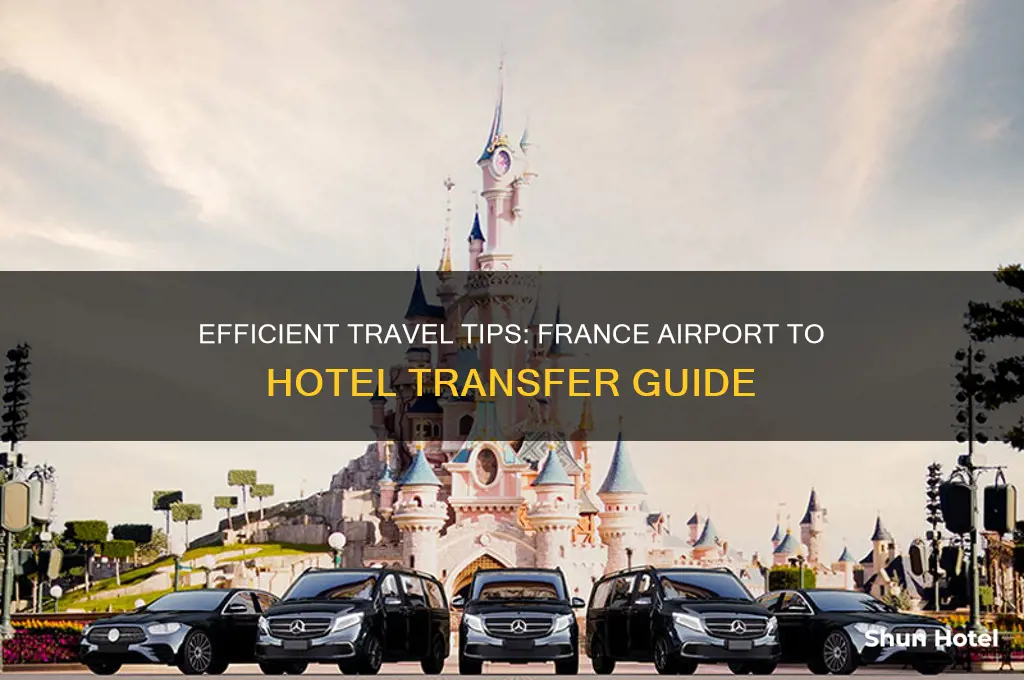 how to get from france airport to hotel