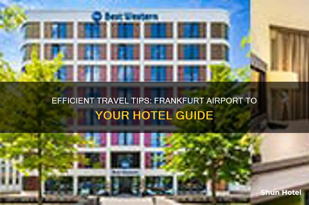 how to get from frankfurt airport to hotel