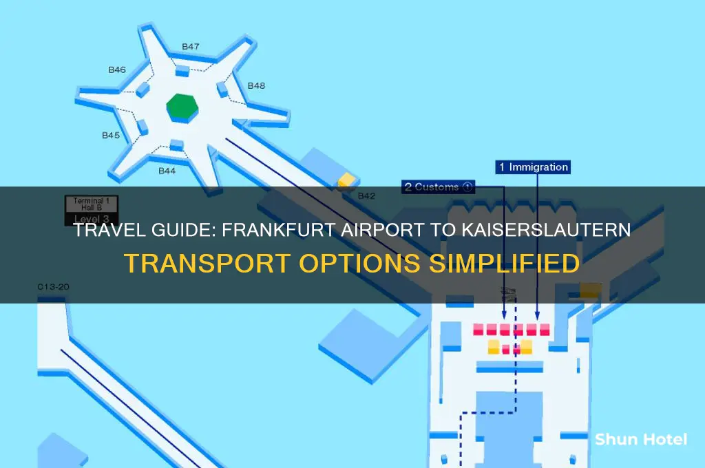 how to get from frankfurt airport to kaiserslautern