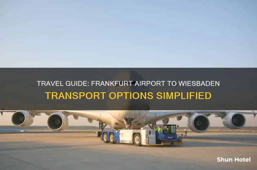 how to get from frankfurt airport to wiesbaden