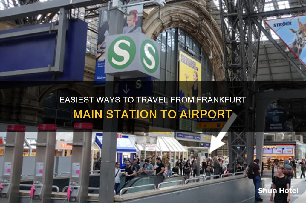 how to get from frankfurt main station to airport