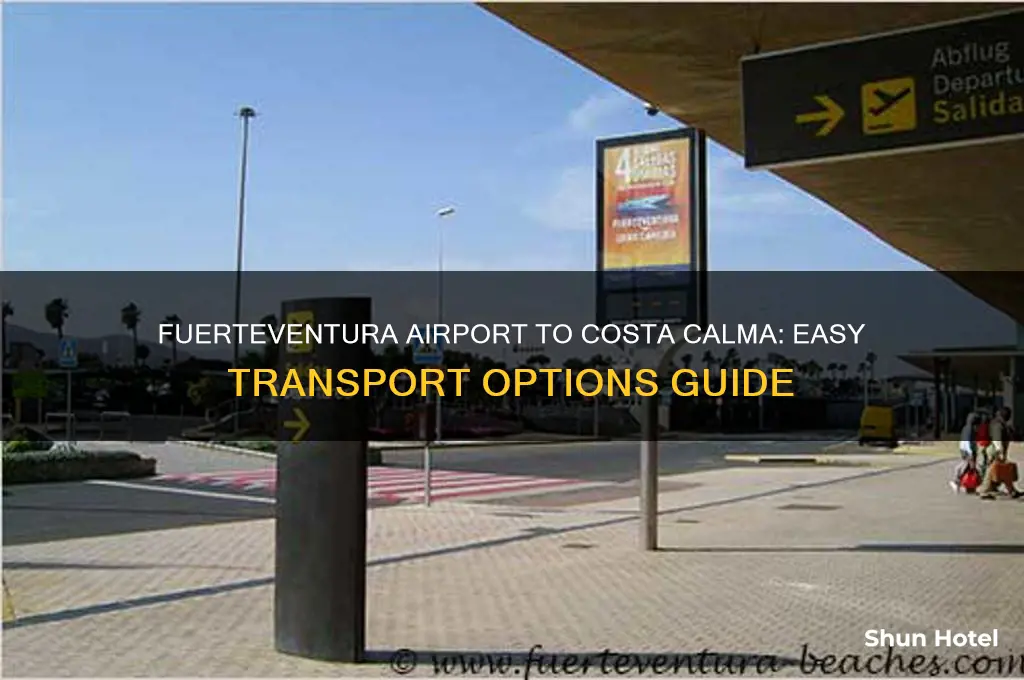 how to get from fuerteventura airport to costa calma