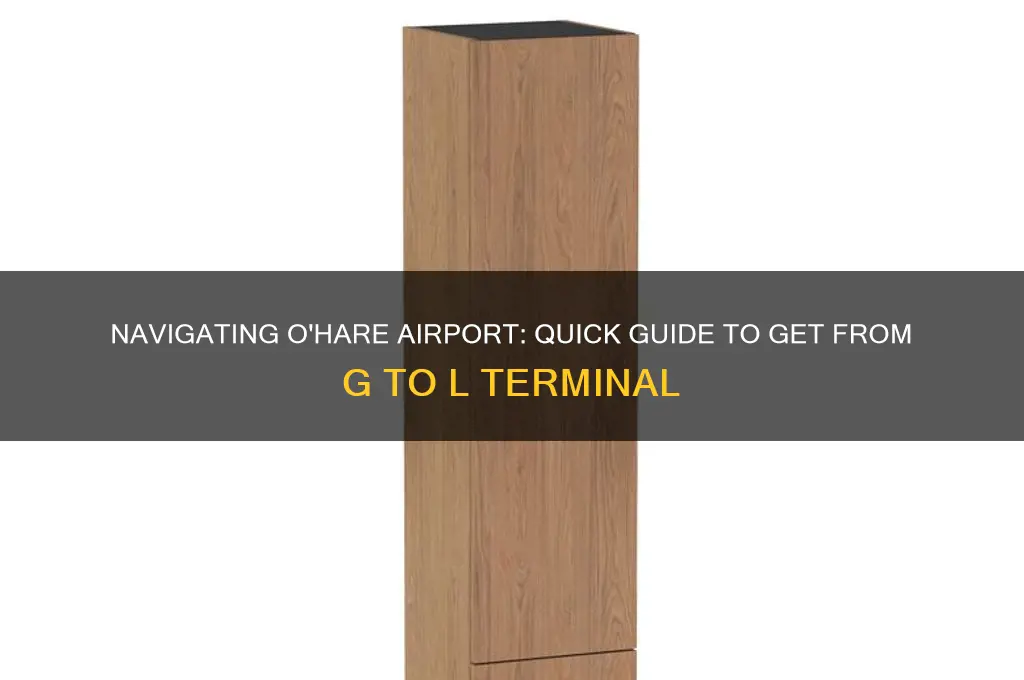 how to get from g to l at ord airport