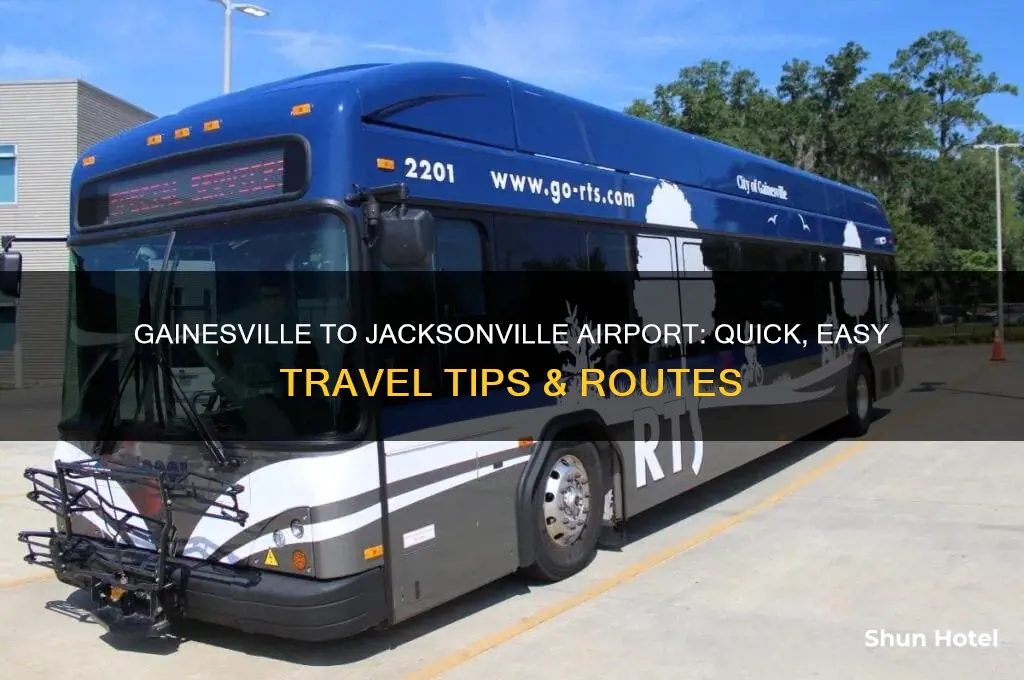 how to get from gainesville to jacksonville airport