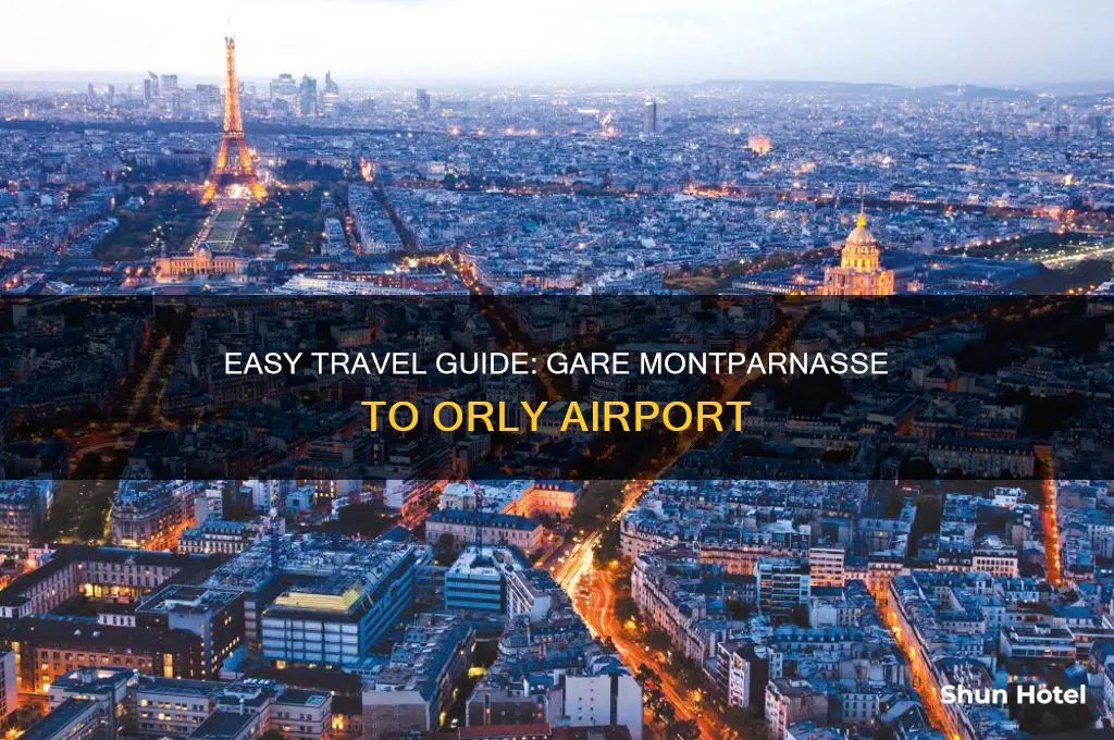 how to get from gare montparnasse to orly airport