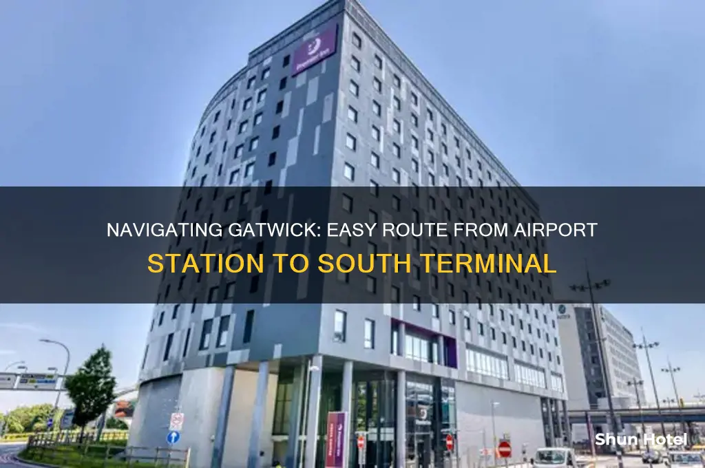 how to get from gatwick airport station to south terminal