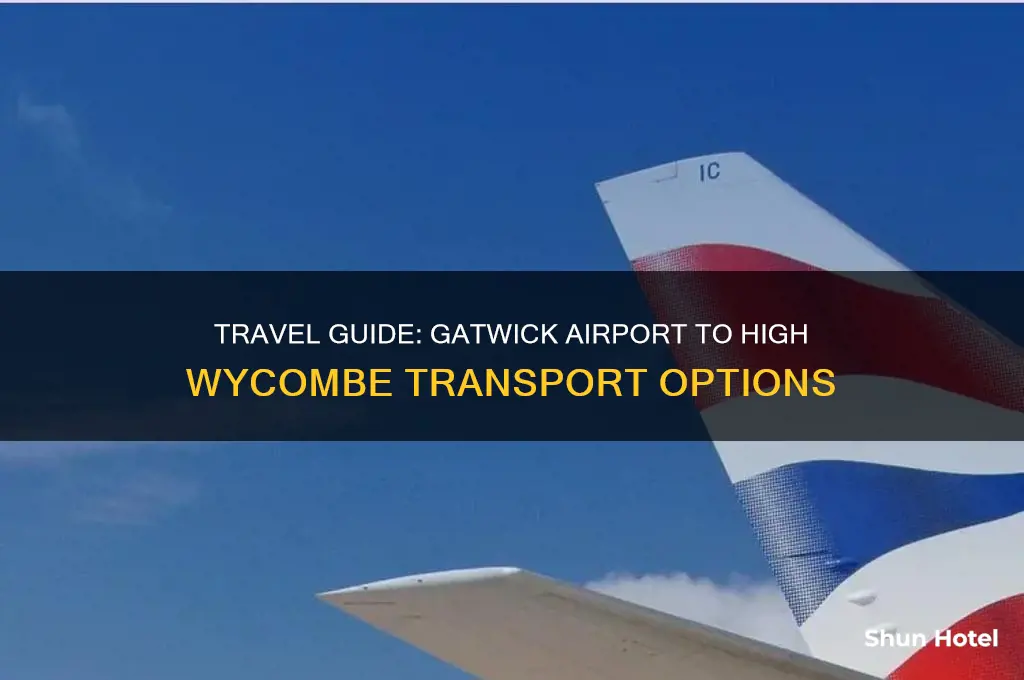 how to get from gatwick airport to high wycombe