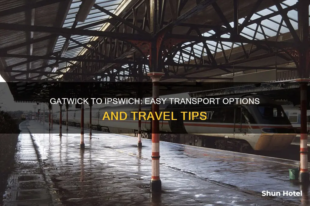 how to get from gatwick airport to ipswich