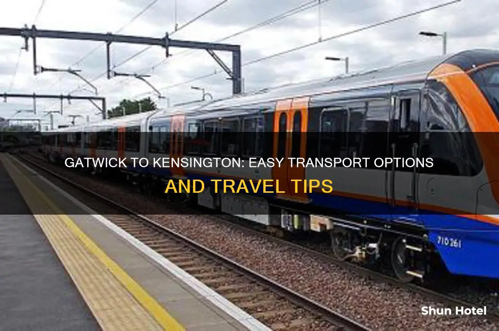 how to get from gatwick airport to kensington