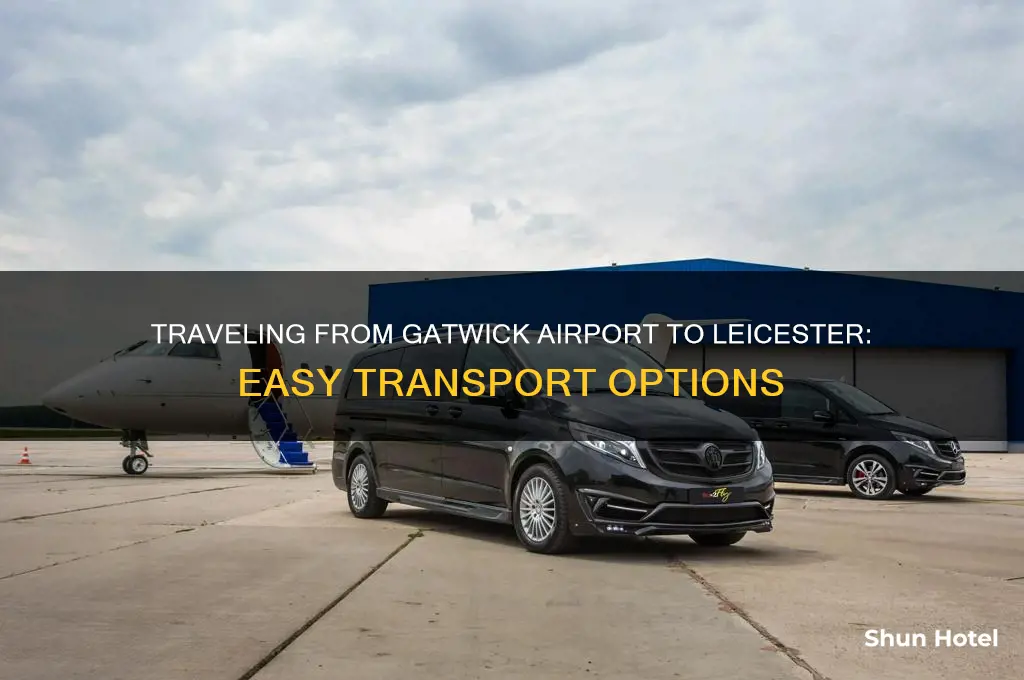 how to get from gatwick airport to leicester
