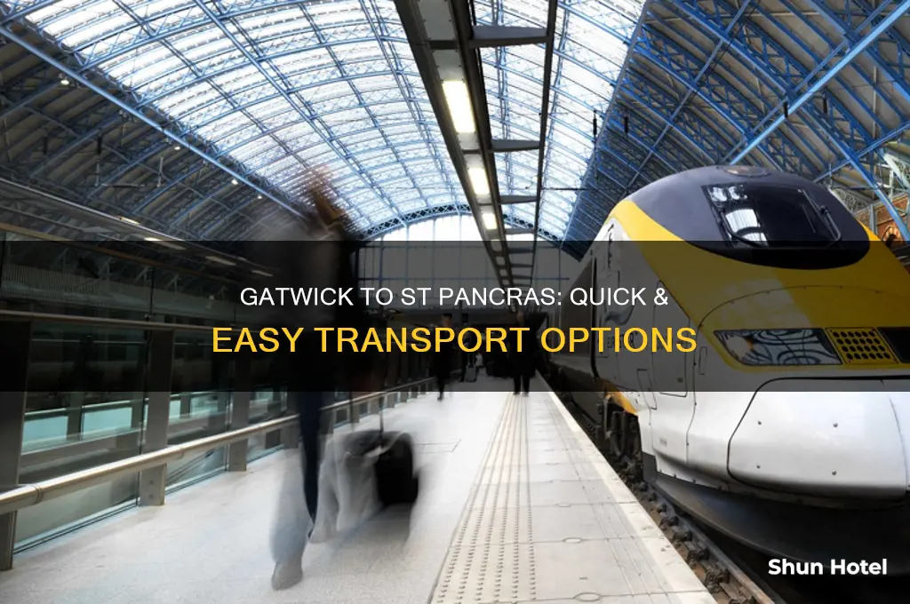 how to get from gatwick airport to london st pancras