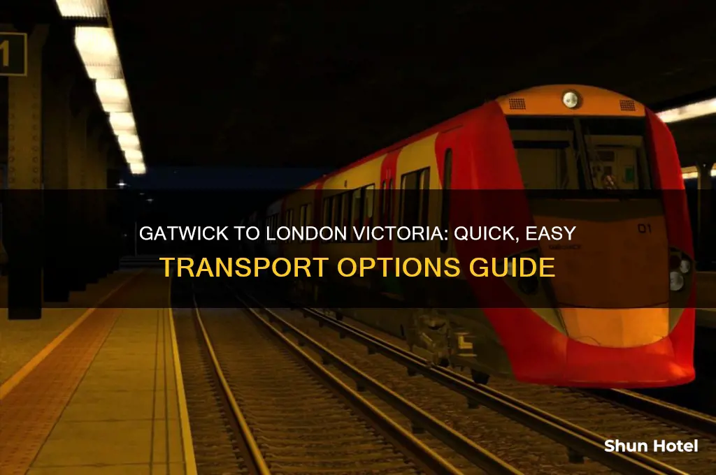 how to get from gatwick airport to london victoria