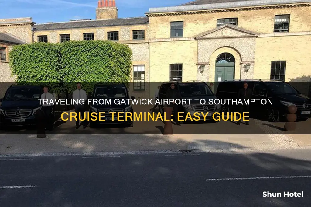 how to get from gatwick airport to southampton cruise terminal