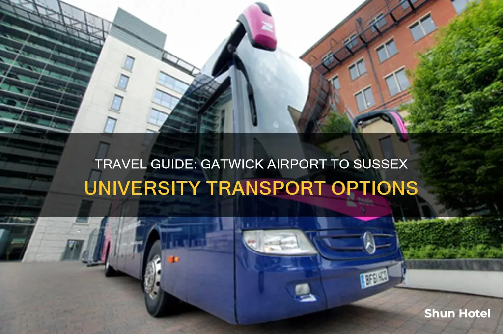 how to get from gatwick airport to sussex university