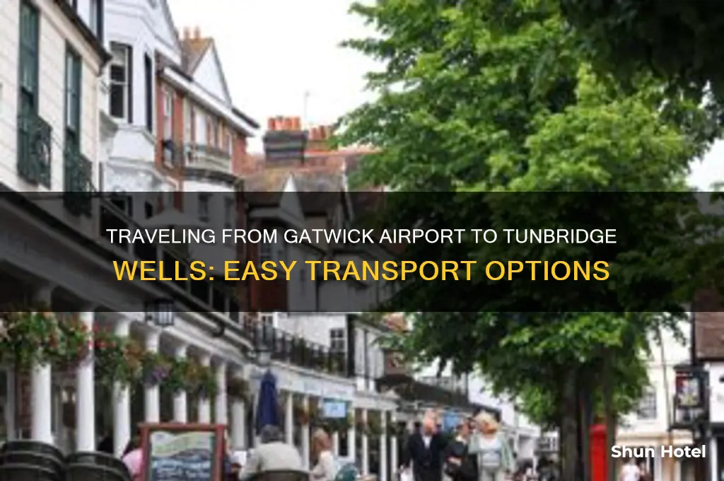 how to get from gatwick airport to tunbridge wells