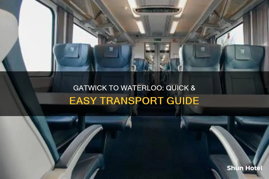 how to get from gatwick airport to waterlook train station