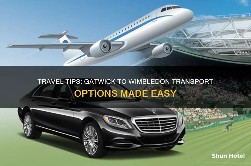 how to get from gatwick airport to wimbledon