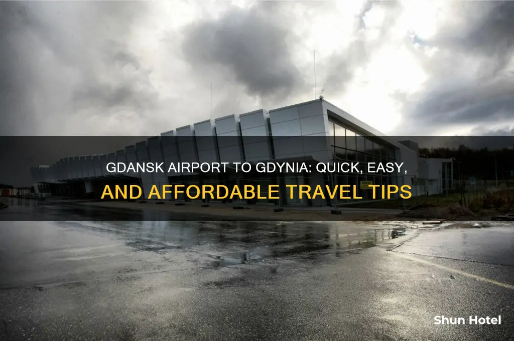 how to get from gdansk airport to gdynia